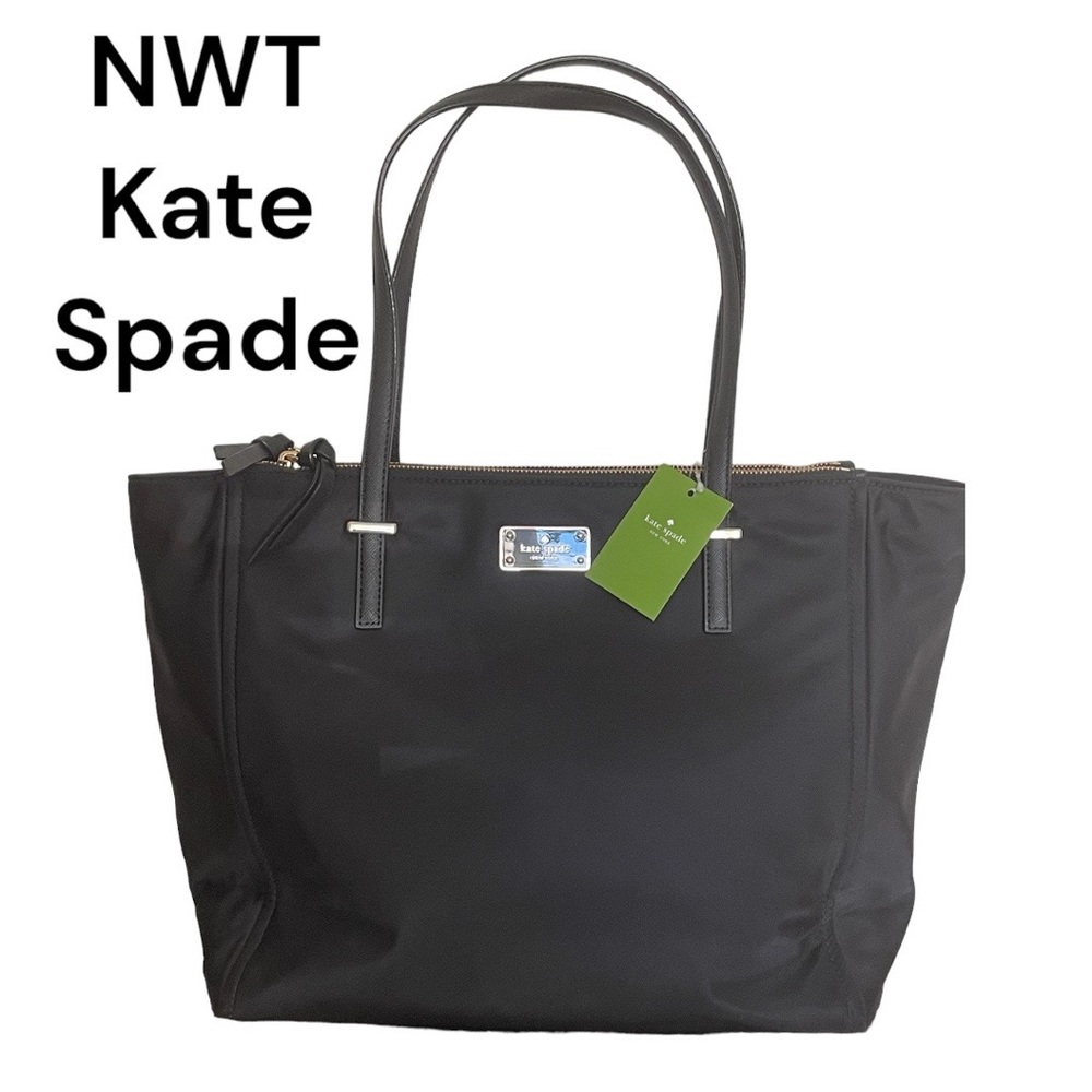 NWT Kate Spade Black Nylon Tote-Reg-$279.00